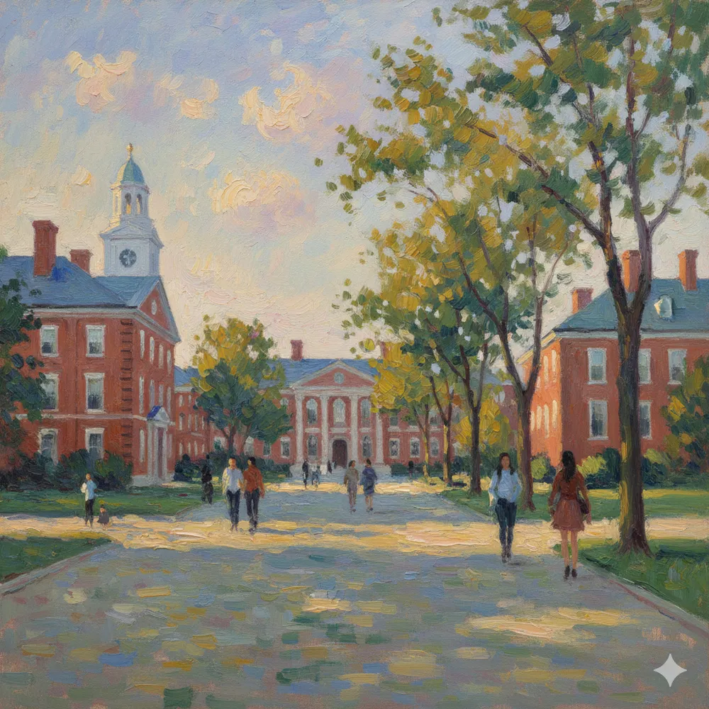 Harvard's university campus